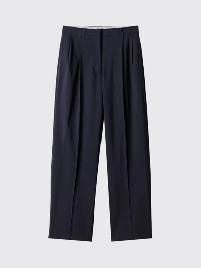 Miu Miu Pants Woman In Blue