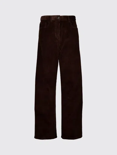 Miu Miu Pants Woman In Brown