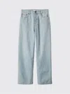 Miu Miu Tailored Trousers Belt Loops Five Pocket Design In Blue