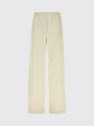 Miu Miu Pants Woman  In Yellow
