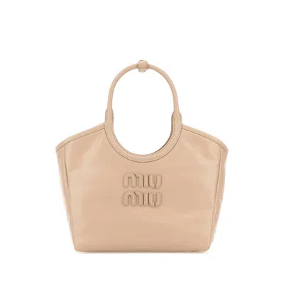 Miu Miu Pastel Pink Leather Ivy Handbag