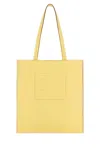 Miu Miu Structured Leather Tote With Adjustable Straps In Yellow
