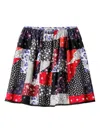 Miu Miu Minirock Im Patchwork-look In Multi
