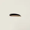 Miu Miu Patent Leather Hair Clip In Black