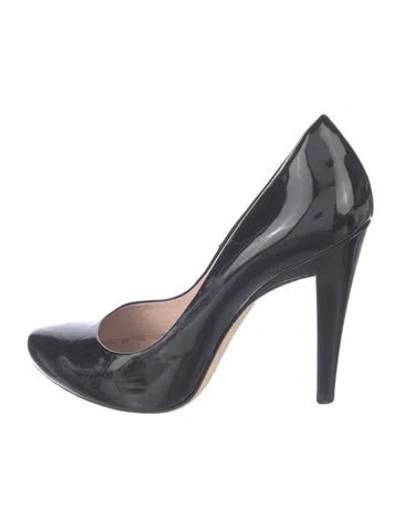 Pre-owned Miu Miu Patent Leather Pumps In Black