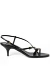 Miu Miu Patent Leather Sandals With Buckles Shoes In Multi