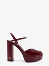 Miu Miu Logo-lettering High-heeled Sandals
