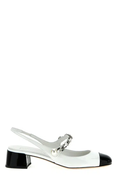 MIU MIU PATENT LEATHER SLINGBACK