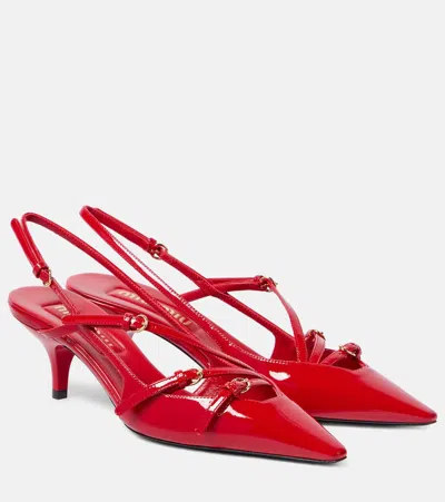 Miu Miu Slingback In Red