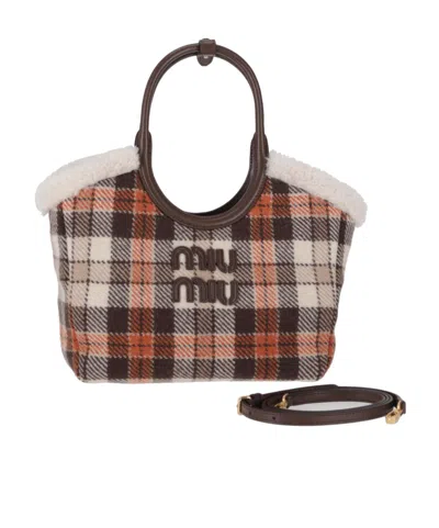 MIU MIU PATTERNED SHOULDER BAG