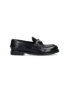 Miu Miu 'penny' Loafers In Black
