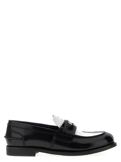MIU MIU LEATHER LOAFERS