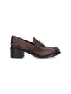 Miu Miu 'penny Loafers' Loafers In Brown