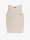 Miu Miu Perforated Cachemire And Silk Top