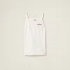 Miu Miu Petit Bateau X  Stretch Jersey Top In White