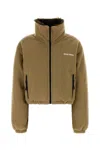 Miu Miu Pile Down Jacket In Camel