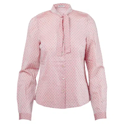 Pre-owned Miu Miu Pink Blouse - '10s