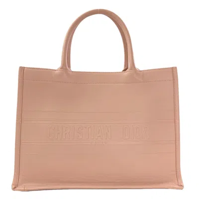 Pre-owned Miu Miu Pink Leather Tote Bag ()
