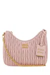 Miu Miu Pink Leather Handbag In Pink