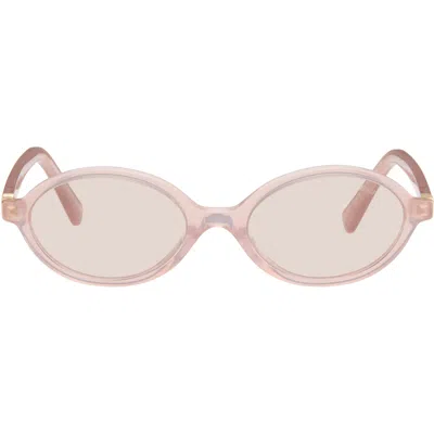 Miu Miu Pink Miu Regard Sunglasses