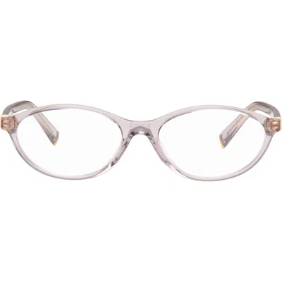MIU MIU PINK OVAL GLASSES