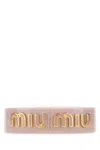 Miu Miu Pink Plexiglass Bracelet In Orchidea