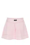 Miu Miu Logo Short In Pink