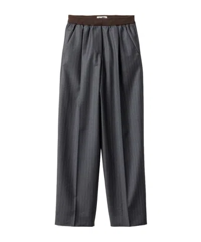 MIU MIU PINSTRIPE PANTS