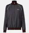 Miu Miu Pinstripe Virgin Wool Blouson In Gray