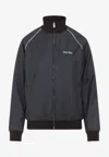 Miu Miu Wool Pinstripe Jacket Side Pockets In Gray
