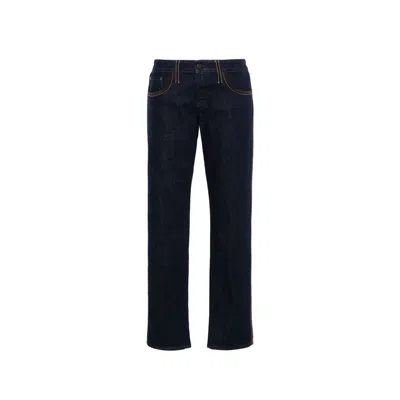 Miu Miu Piped-trim Denim Jeans
