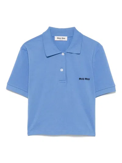 Miu Miu Piquet Cotton Polo