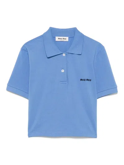 Miu Miu Piquet Cotton Polo