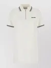 Miu Miu Cotton Pique Short-sleeve Polo Mini Dress