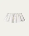 Miu Miu Piquet Mini Skirt In White