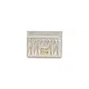 Miu Miu Matelassé Nappa Leather Card Holder In Neutrals