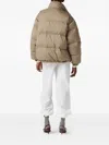 Miu Miu Piumini Ponge'tec Piumino In Neutral