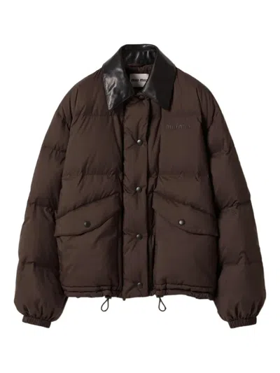 MIU MIU MIU MIU PIUMINI PONGE'TEC PIUMINO+PELLE