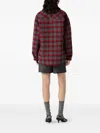 Miu Miu Plaid Bomber Jacket