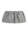 Miu Miu Women Vichy Pattern Miniskirt