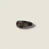 Miu Miu Plaid Wool Hair Clip In Gray