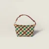 Miu Miu Plaid Wool Pouch