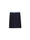 MIU MIU MIU MIU PLEATED BATAVIA MIDI-SKIRT