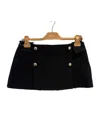 Miu Miu Pleated Mini Skirt In Black