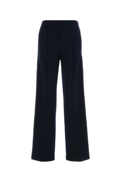 MIU MIU MIU MIU PLEATED POLYESTER TROUSERS