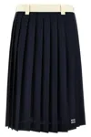 Miu Miu Pleated Midi Skirt