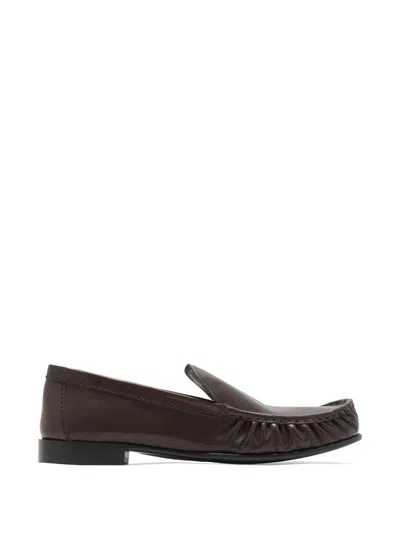 Miu Miu Brown Suede Loafers