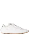 Miu Miu Suede And Mesh Plume Sneakers In White