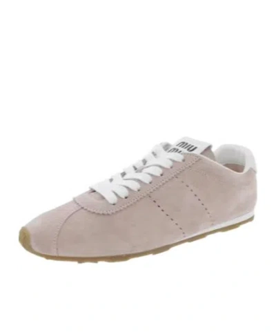 MIU MIU PLUME SUEDE SNEAKERS