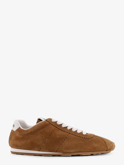 Miu Miu Plume Low-top Suede Sneakers